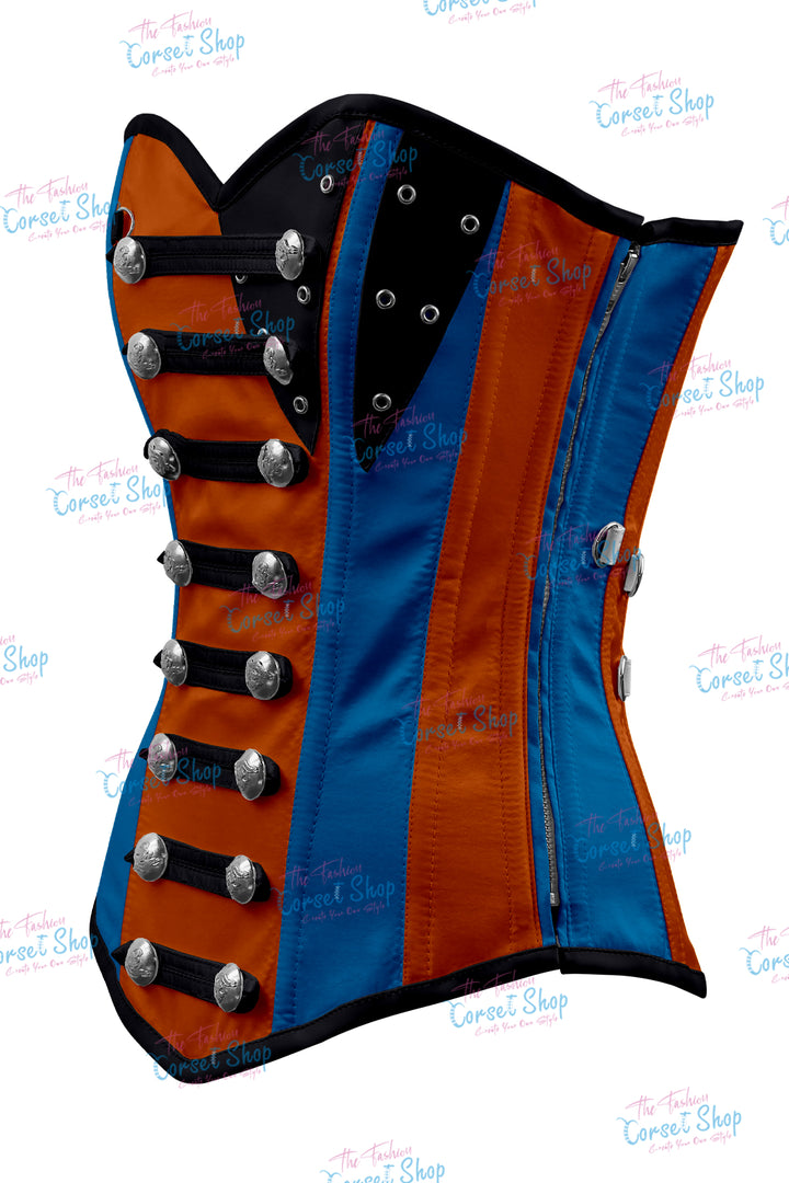 Jessie Satin Overbust Corset