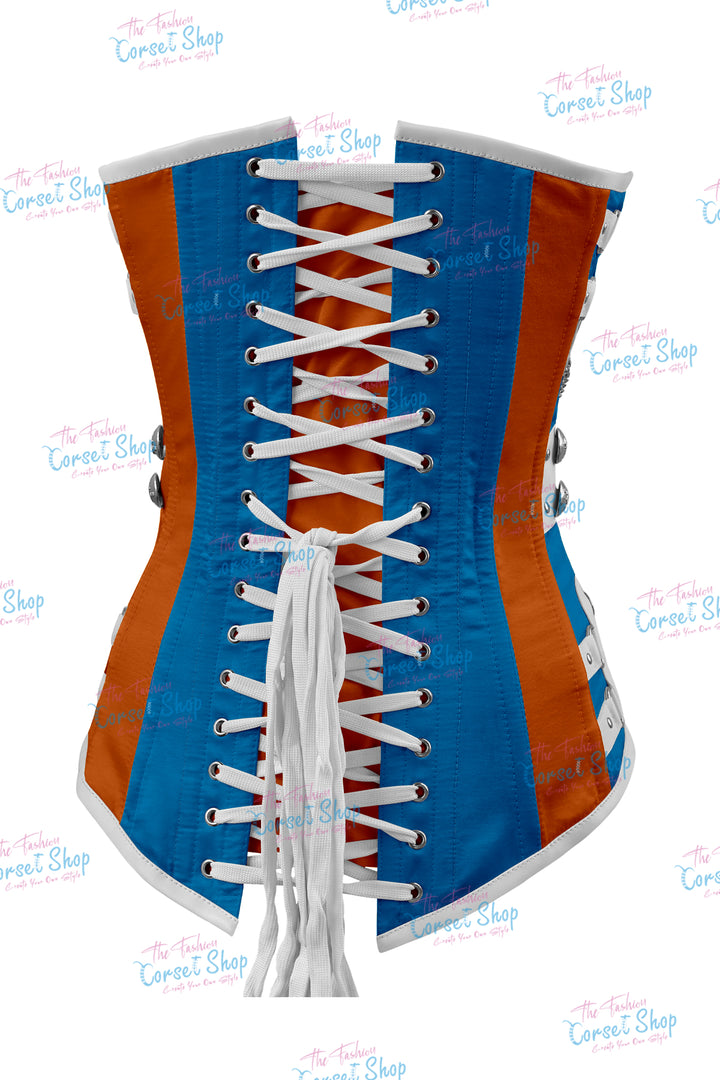 Dackett Satin Steampunk Overbust Corset