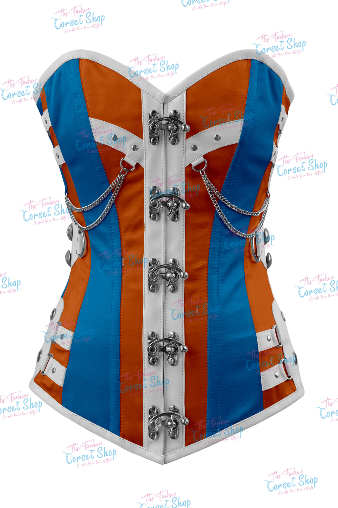 Dackett Satin Steampunk Overbust Corset