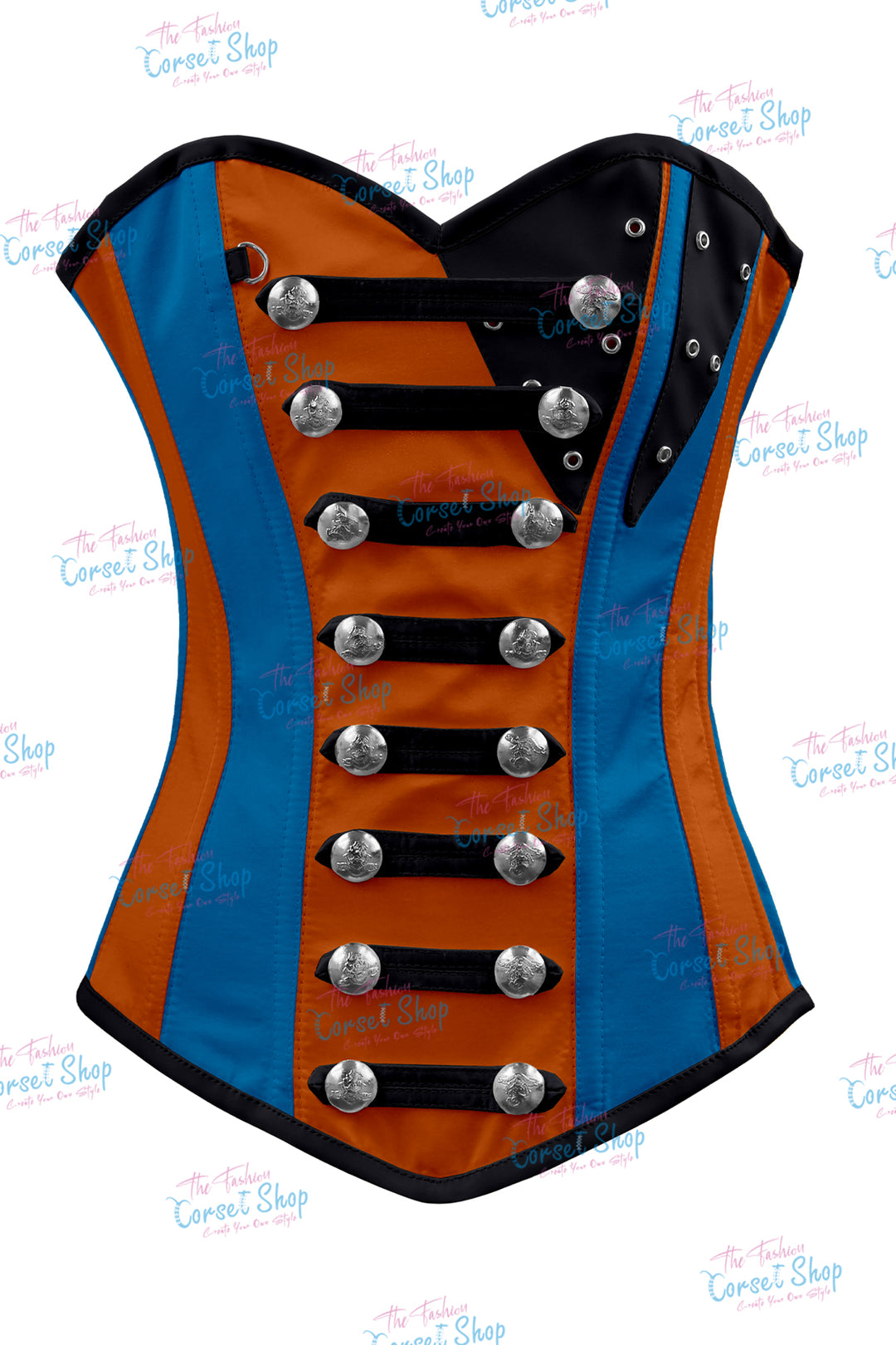 Jessie Satin Overbust Corset