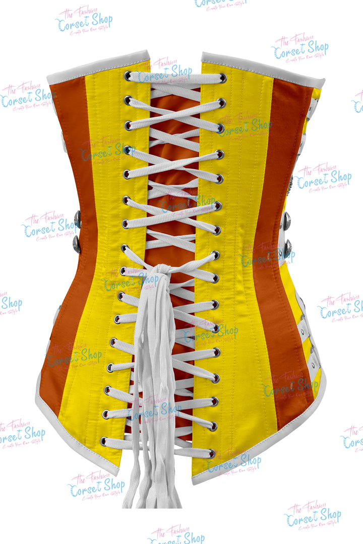 Dackett Satin Steampunk Overbust Corset
