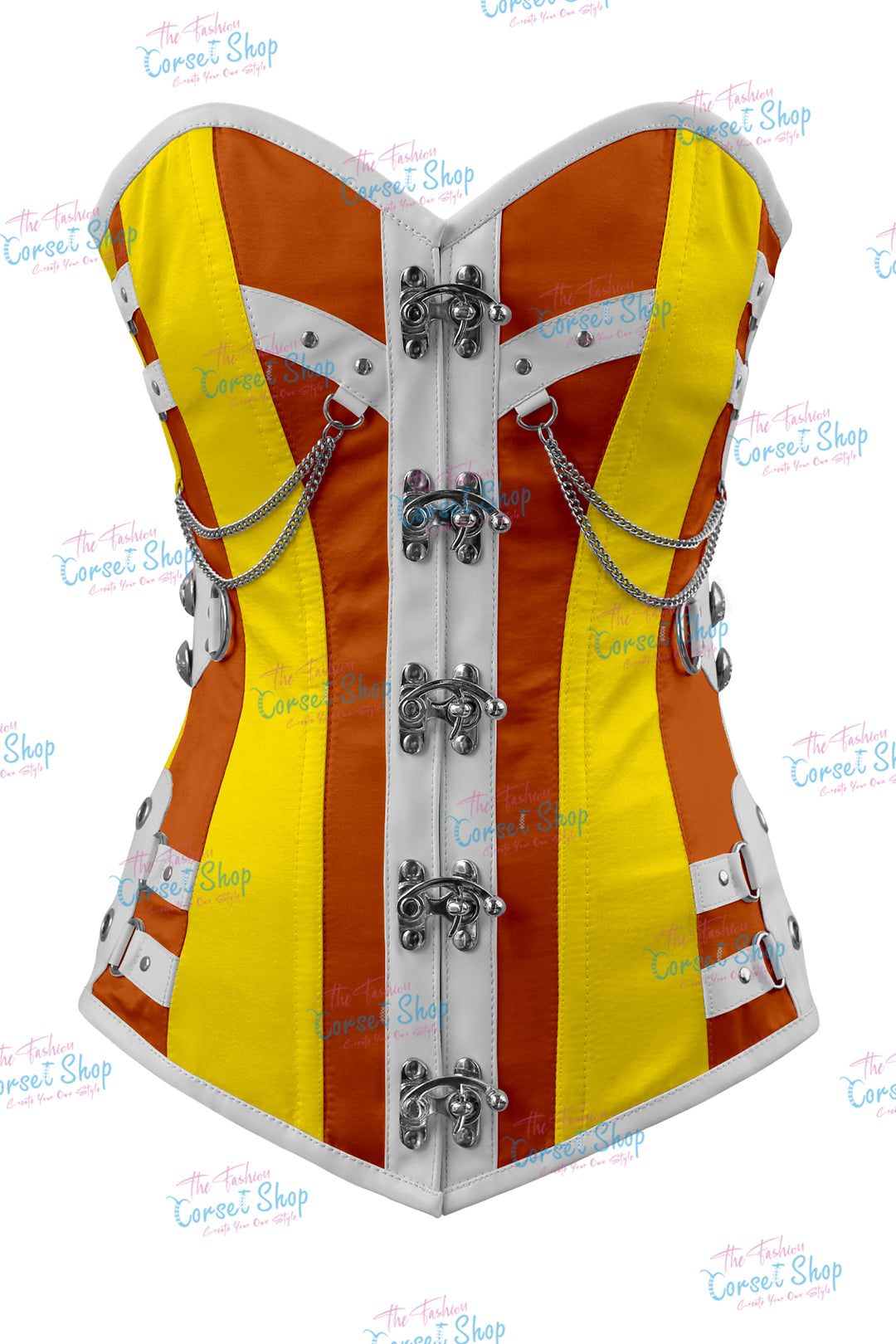 Dackett Satin Steampunk Overbust Corset