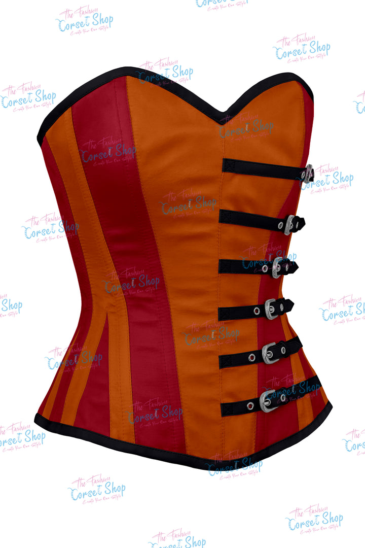 Agabeze Gothic Satin Overbust Corset