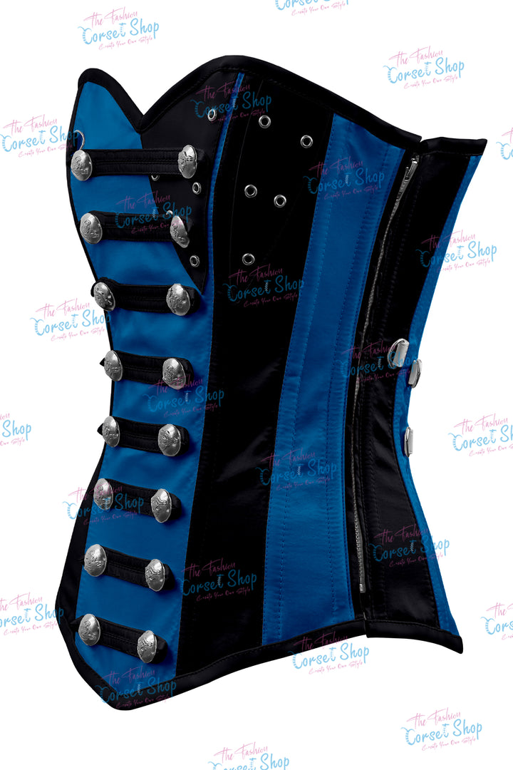 Jessie Satin Overbust Corset