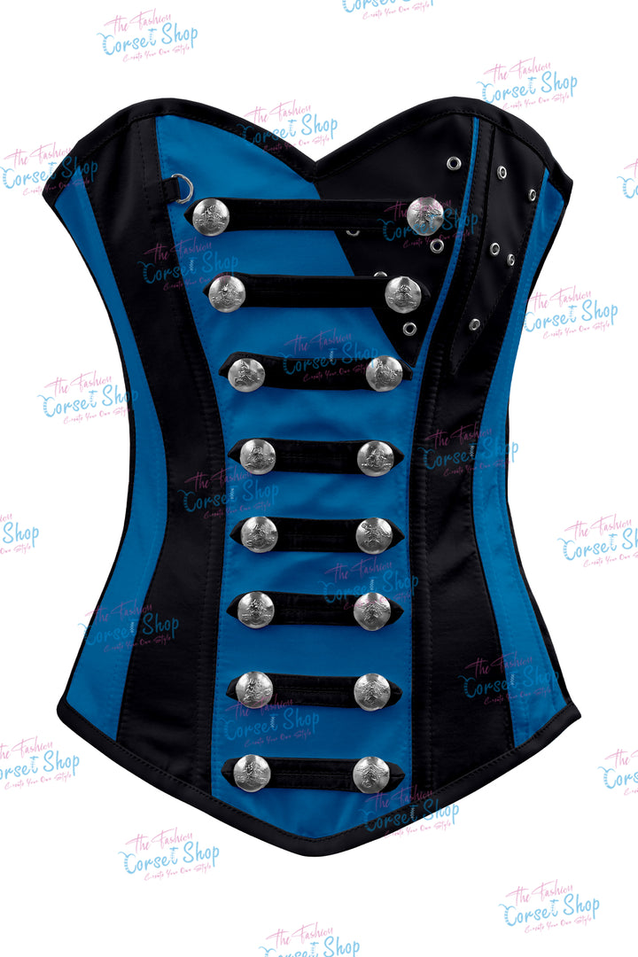 Jessie Satin Overbust Corset
