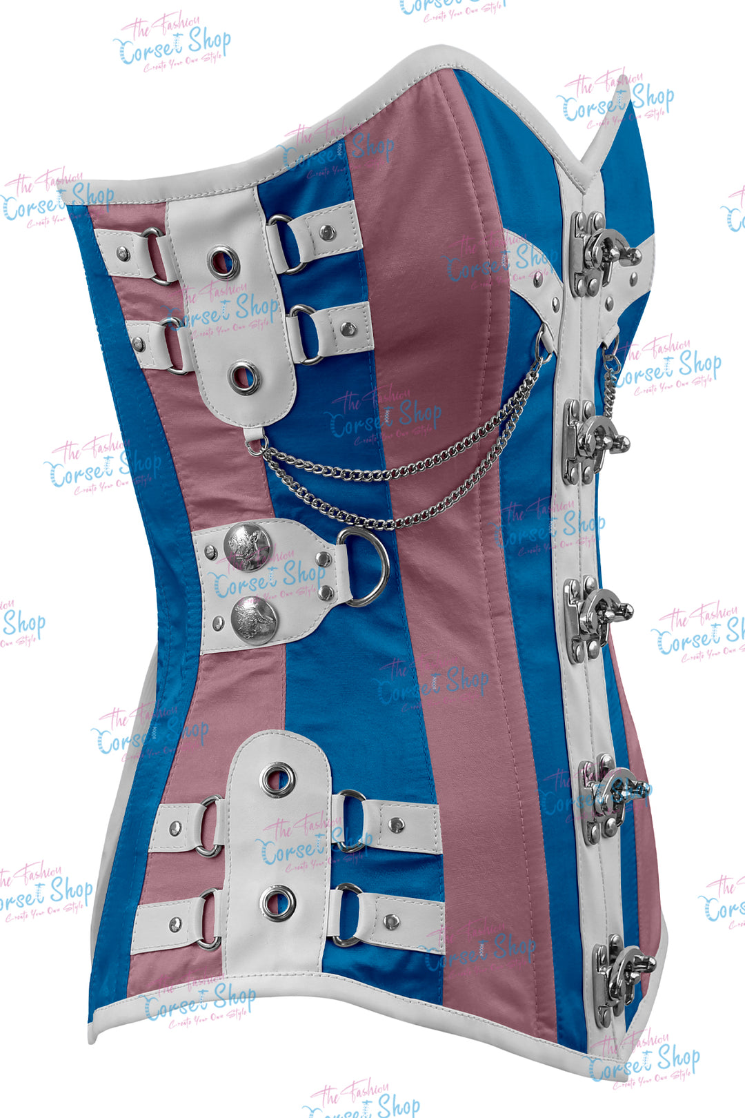 Dackett Satin Steampunk Overbust Corset