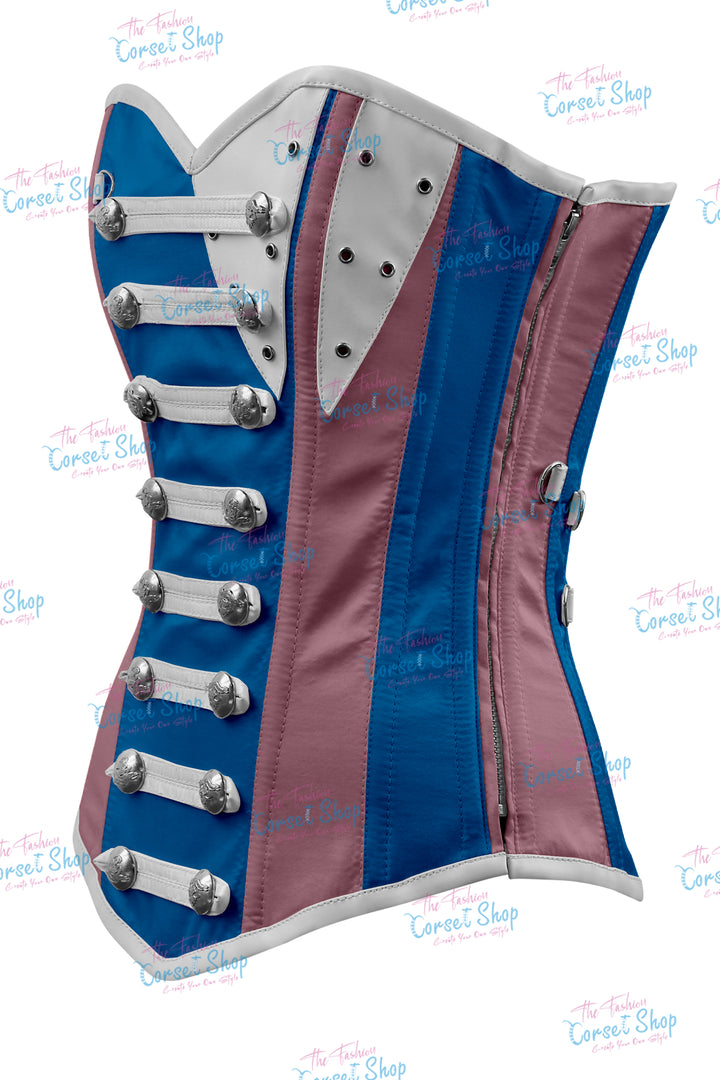Jessie Satin Overbust Corset