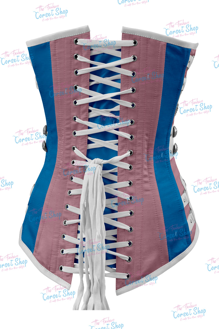 Dackett Satin Steampunk Overbust Corset