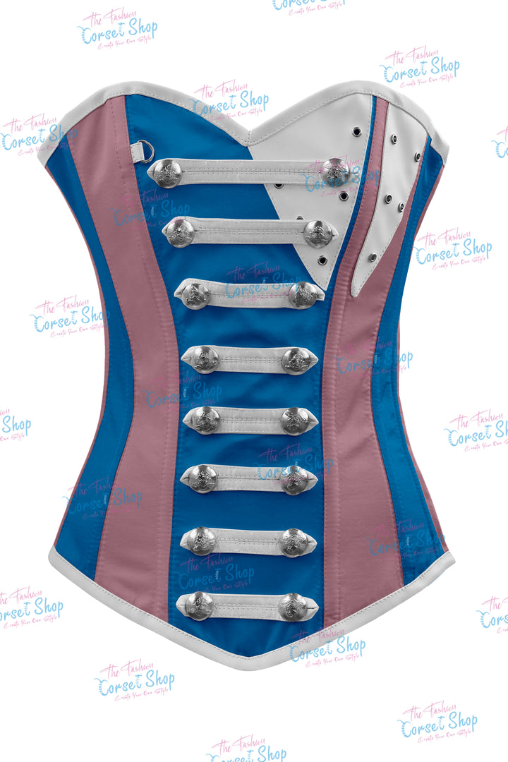 Jessie Satin Overbust Corset