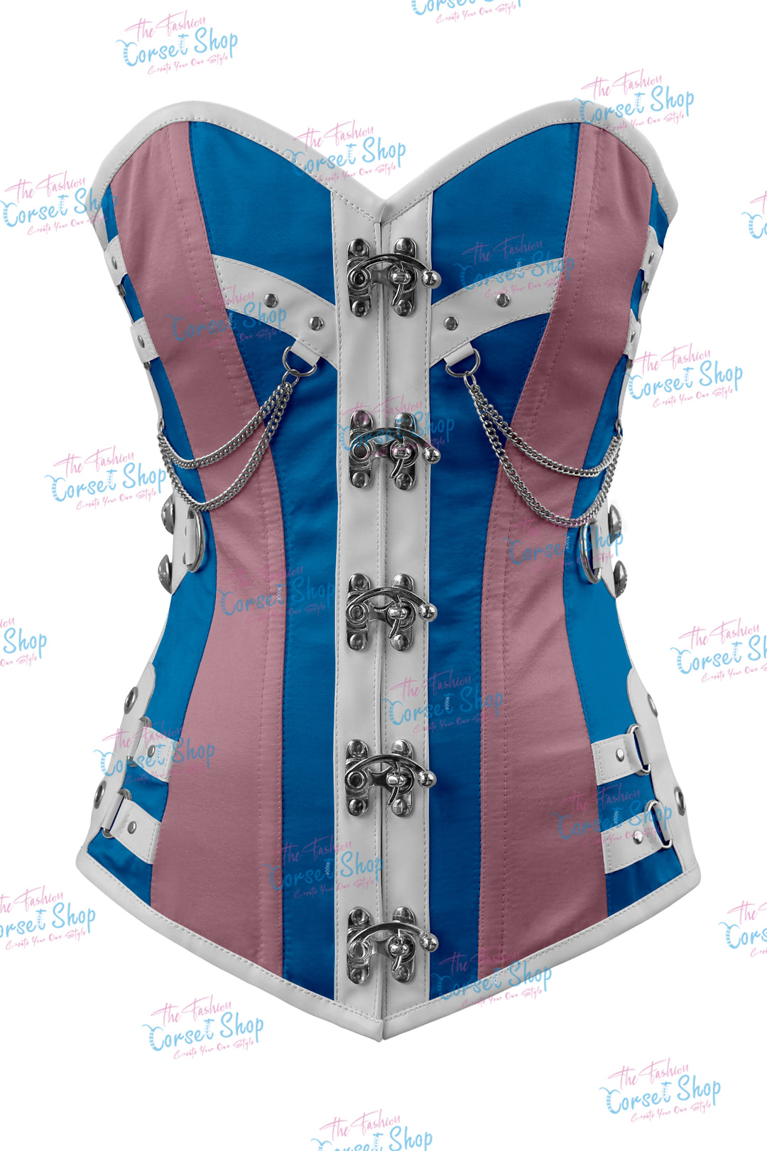 Dackett Satin Steampunk Overbust Corset