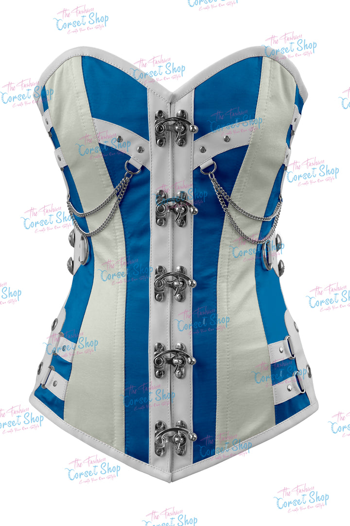 Dackett Satin Steampunk Overbust Corset