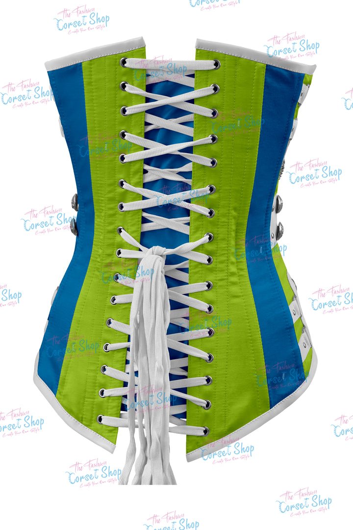 Dackett Satin Steampunk Overbust Corset