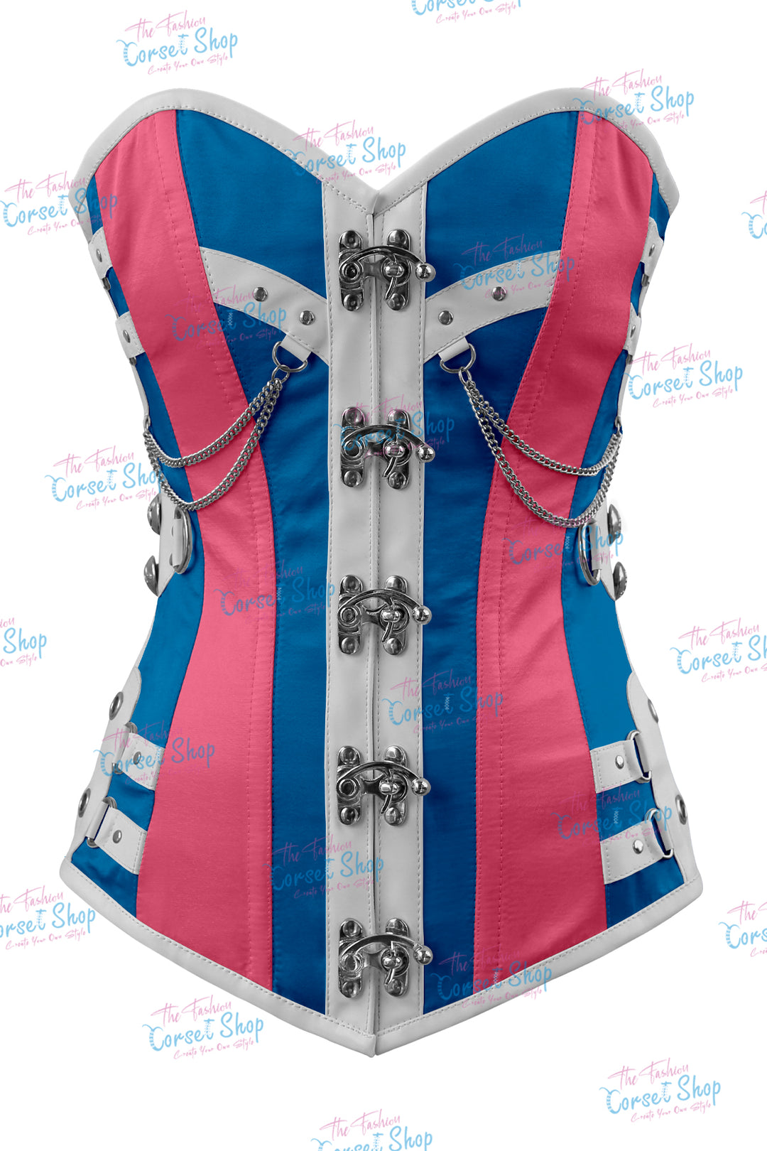 Dackett Satin Steampunk Overbust Corset