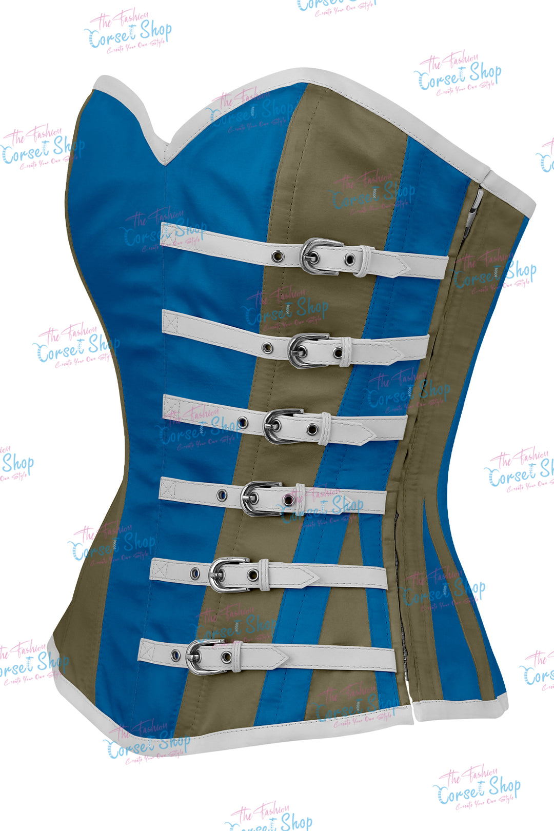 Agabeze Gothic Satin Overbust Corset