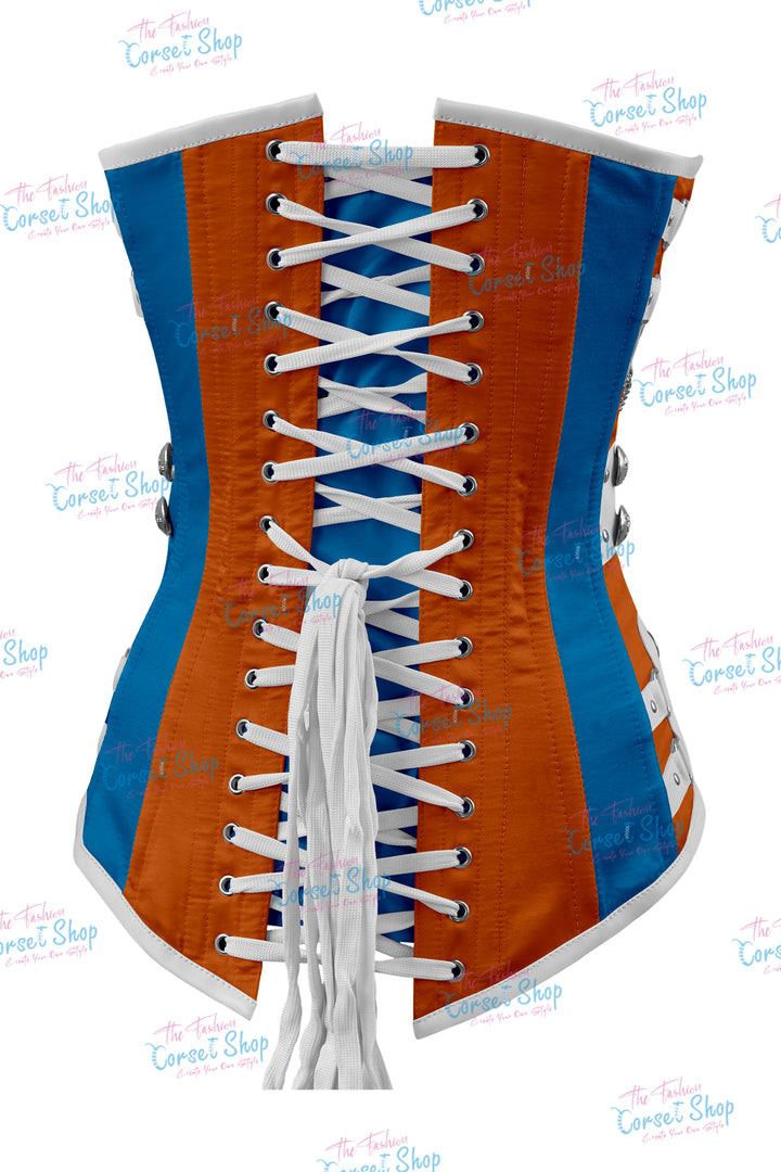 Dackett Satin Steampunk Overbust Corset