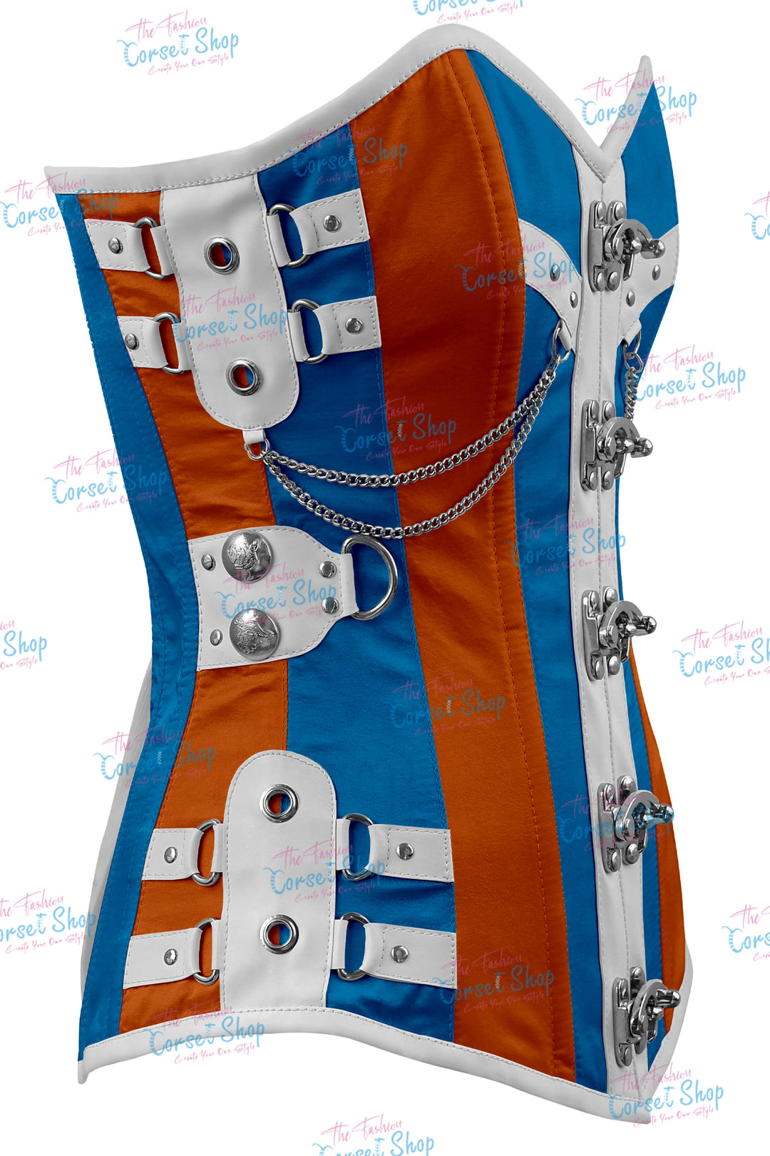 Dackett Satin Steampunk Overbust Corset