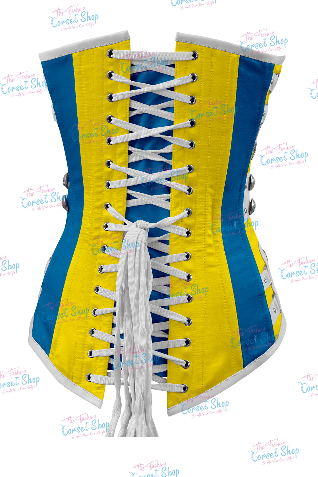 Dackett Satin Steampunk Overbust Corset