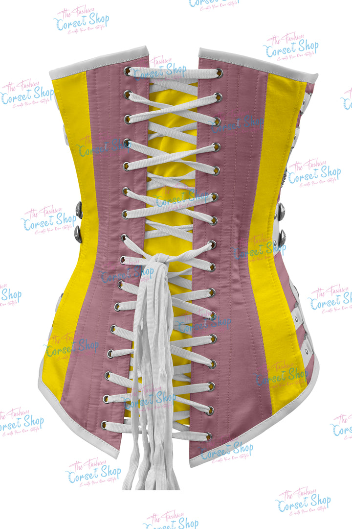 Dackett Satin Steampunk Overbust Corset