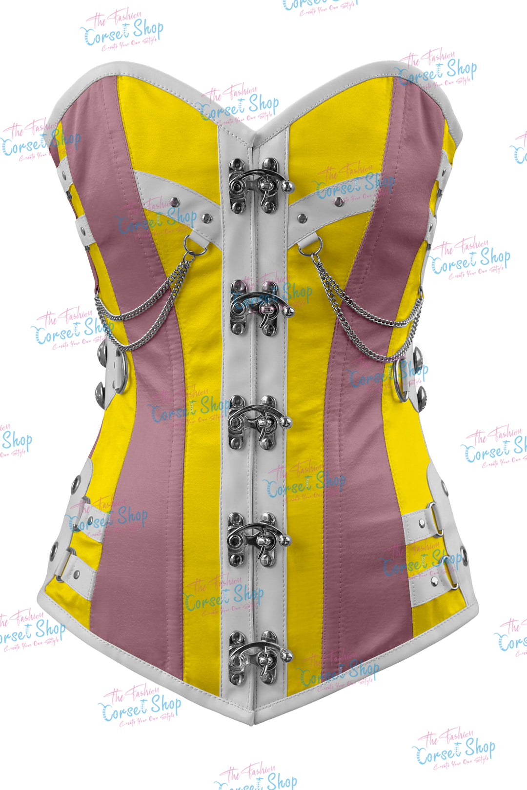 Dackett Satin Steampunk Overbust Corset