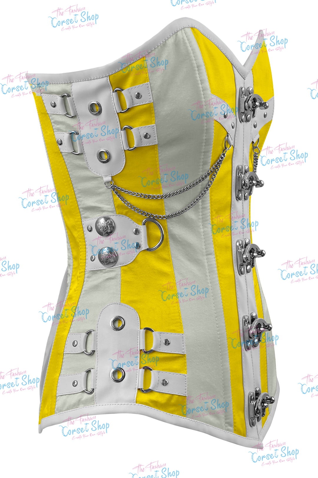 Dackett Satin Steampunk Overbust Corset
