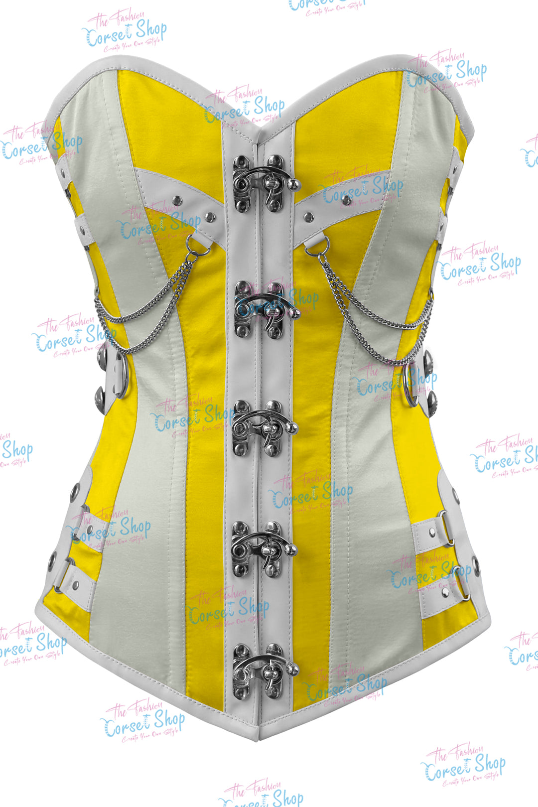 Dackett Satin Steampunk Overbust Corset