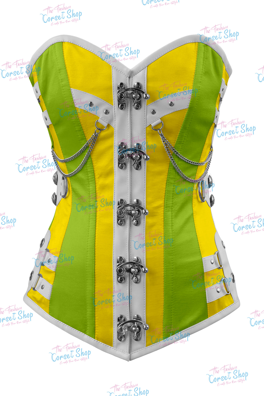 Dackett Satin Steampunk Overbust Corset