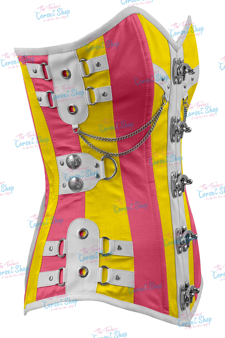 Dackett Satin Steampunk Overbust Corset
