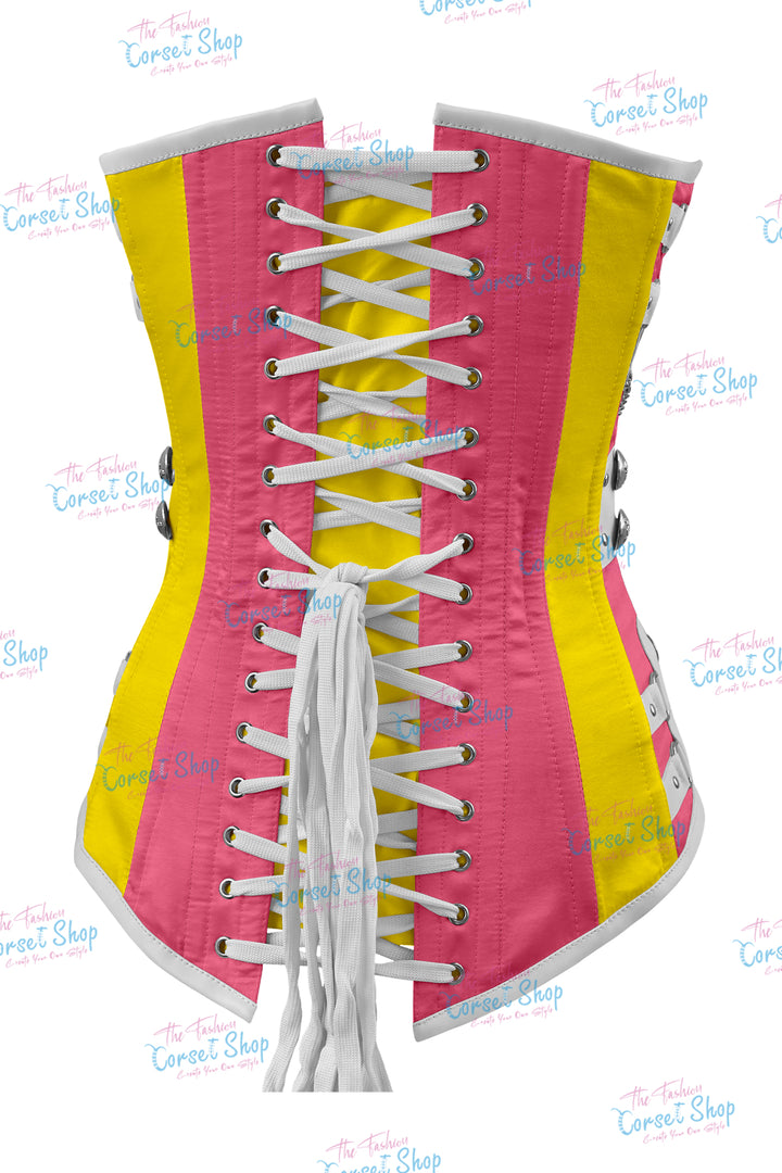 Dackett Satin Steampunk Overbust Corset
