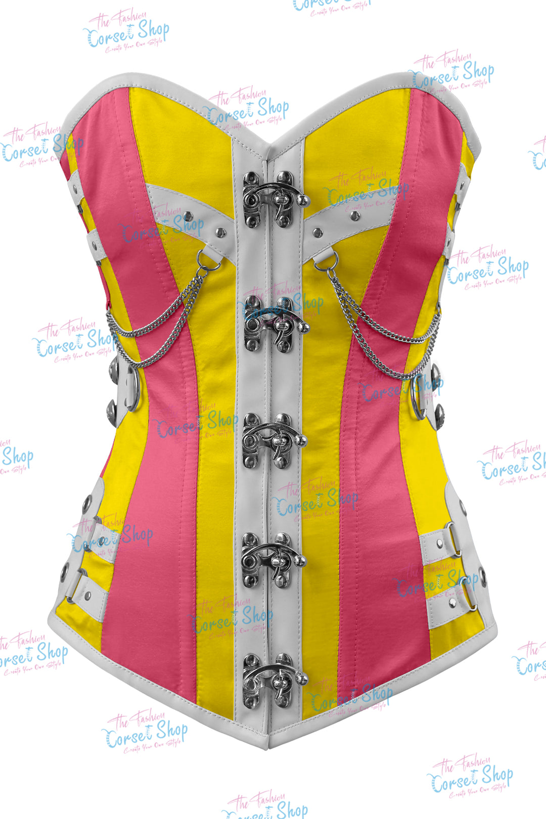Dackett Satin Steampunk Overbust Corset