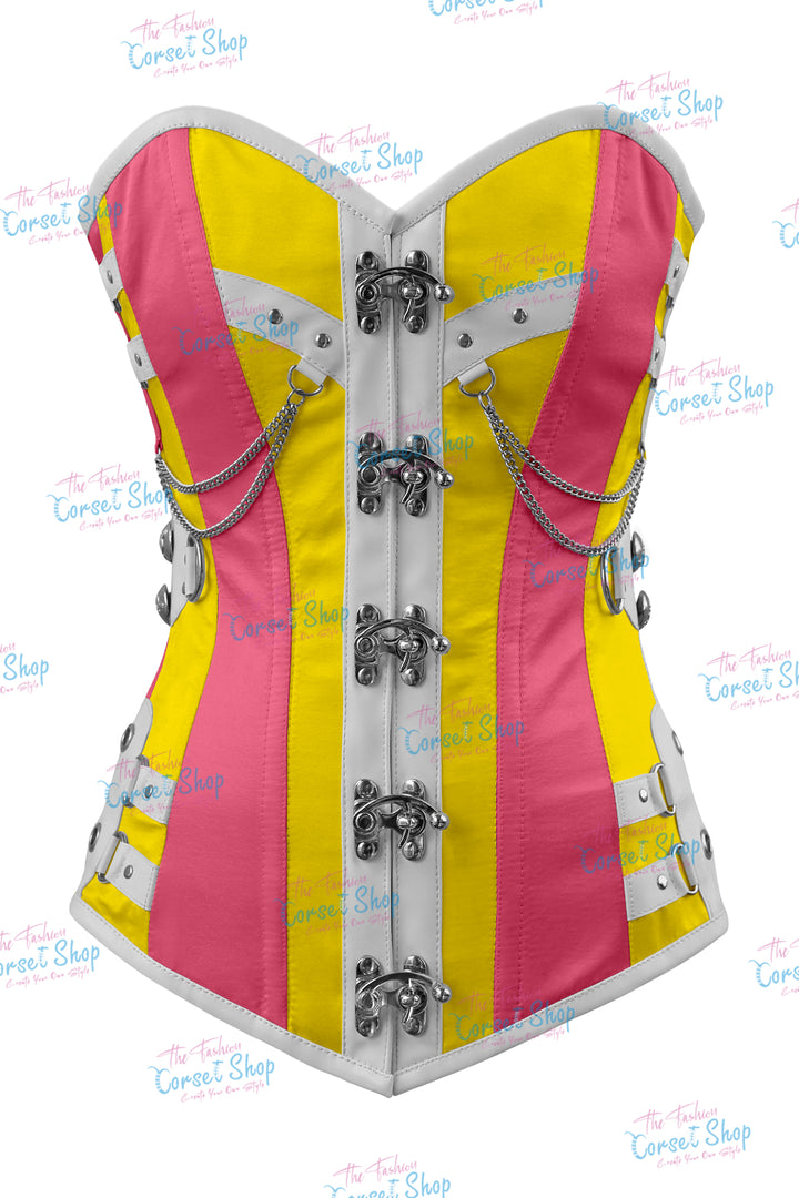 Dackett Satin Steampunk Overbust Corset