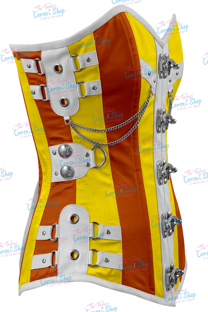 Dackett Satin Steampunk Overbust Corset