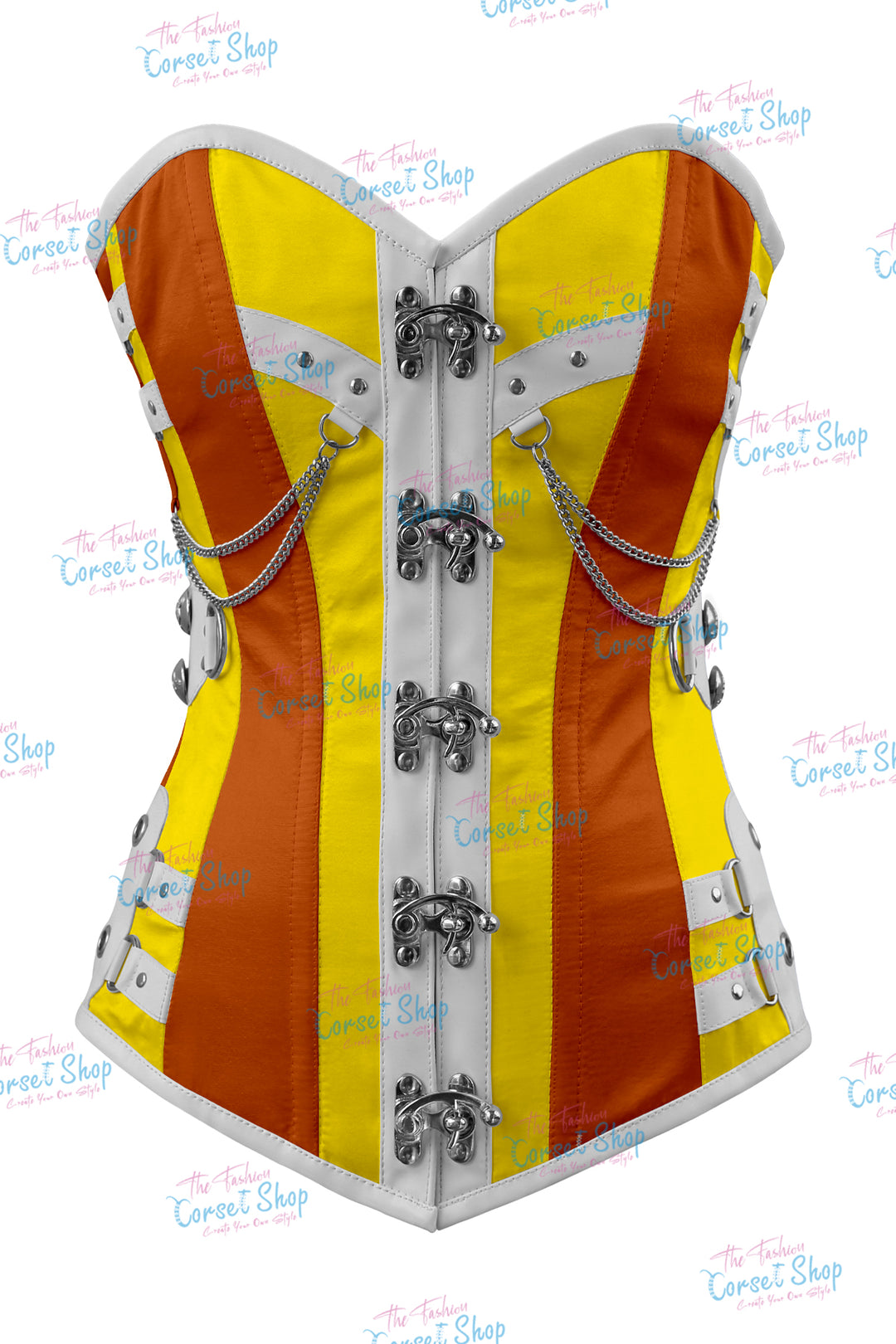 Dackett Satin Steampunk Overbust Corset