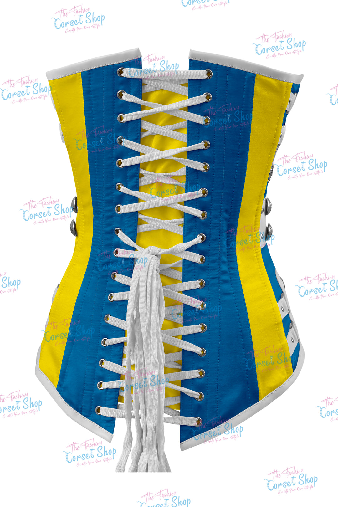 Dackett Satin Steampunk Overbust Corset