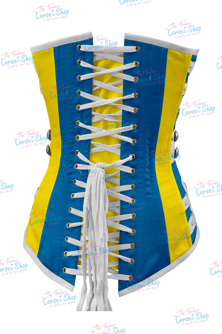 Dackett Satin Steampunk Overbust Corset