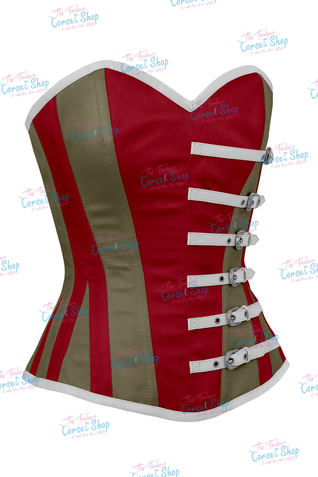 Agabeze Gothic Satin Overbust Corset