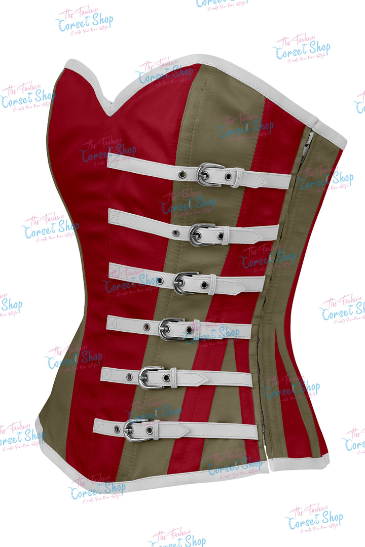 Agabeze Gothic Satin Overbust Corset