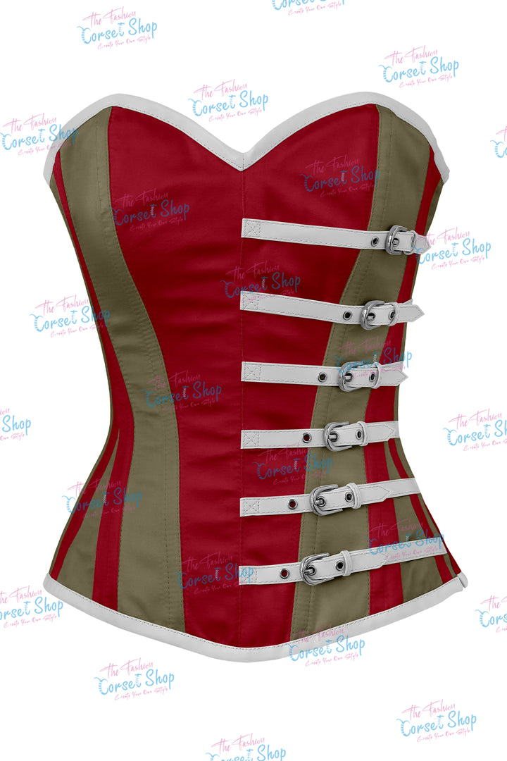 Agabeze Gothic Satin Overbust Corset