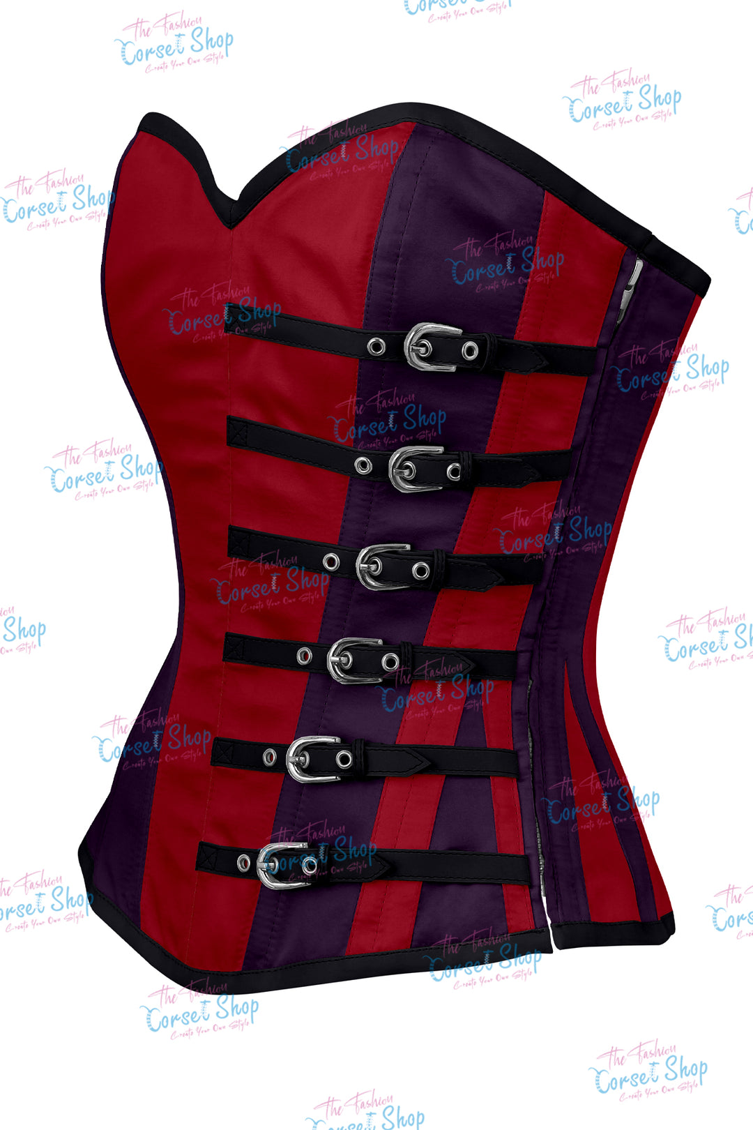 Agabeze Gothic Satin Overbust Corset