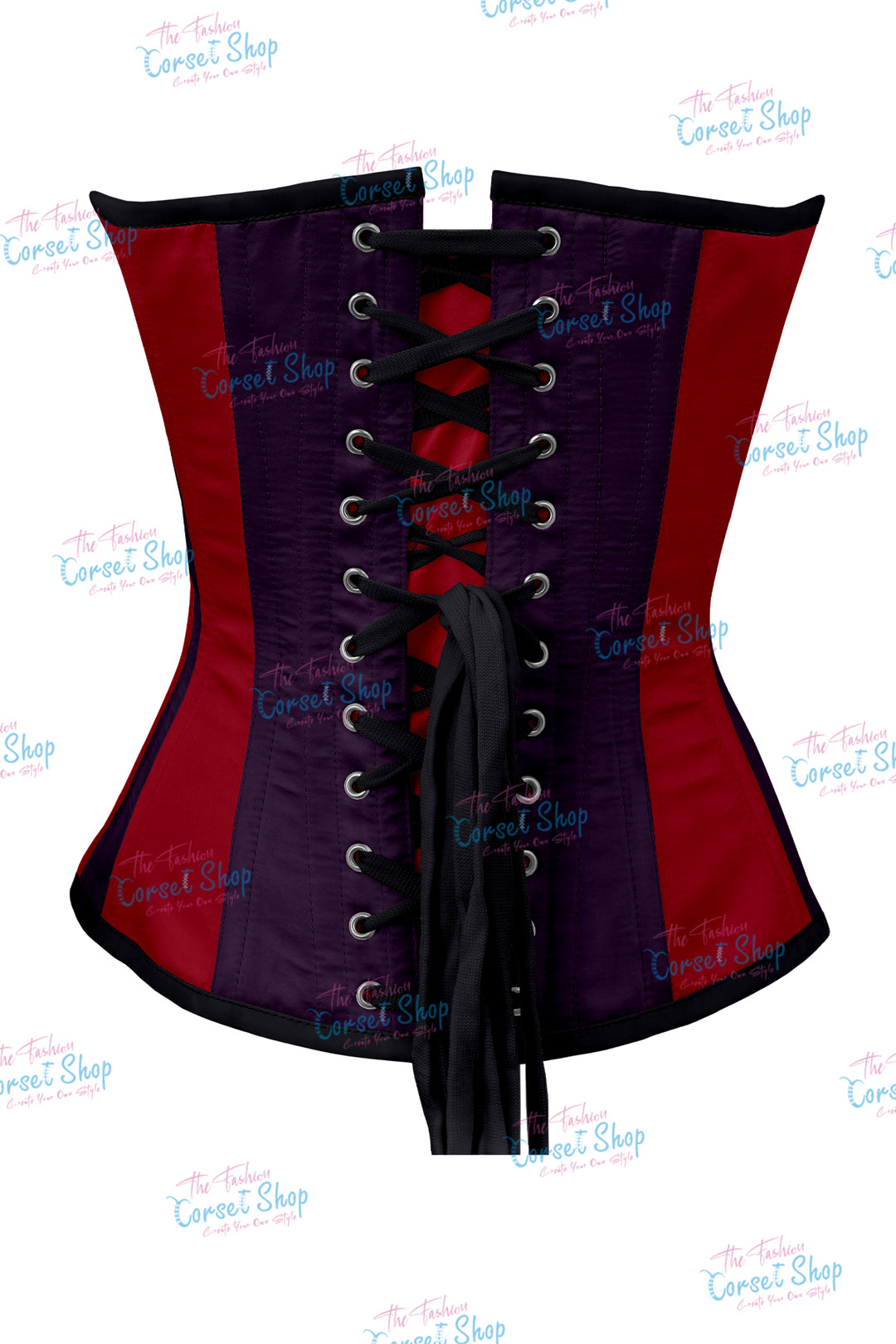 Agabeze Gothic Satin Overbust Corset