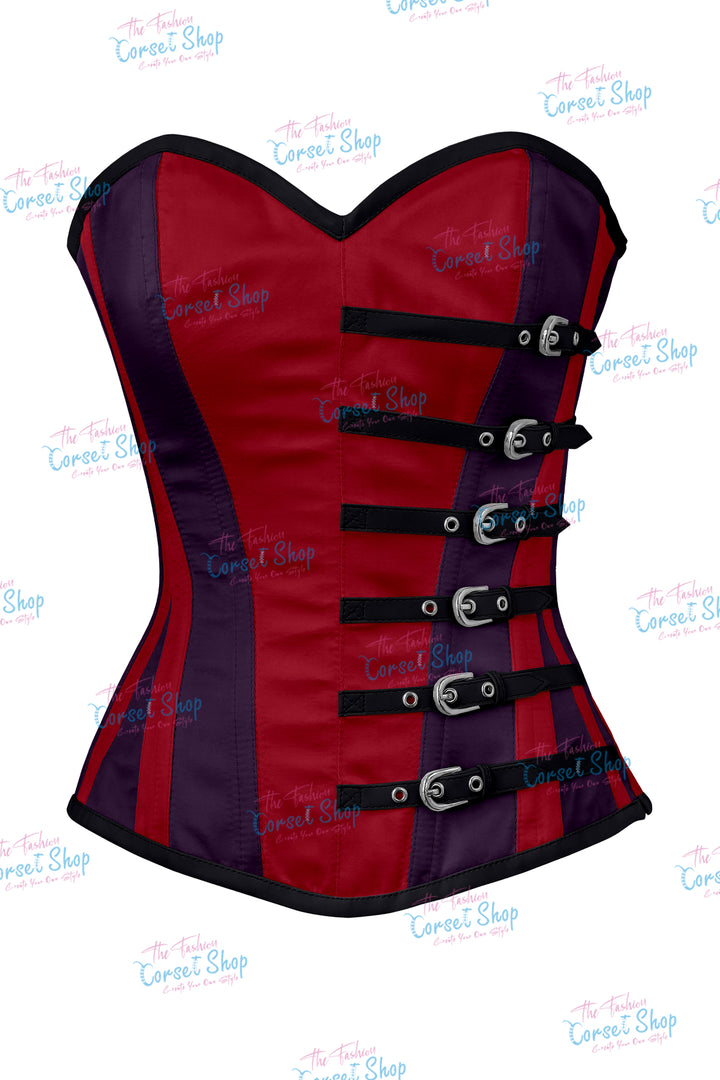 Agabeze Gothic Satin Overbust Corset